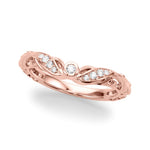 Load image into Gallery viewer, Vintage Wedding Band - 14Kt Rose - Natural SI1-SI2, G-H - 51359-W.