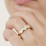 Load image into Gallery viewer, BAGUETTE STACK BAND - 14Kt Yellow - L0233R-BGT-0.5.