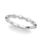 Load image into Gallery viewer, 9-Stone V-Prong Marquise Band - Rings - 51216-W
