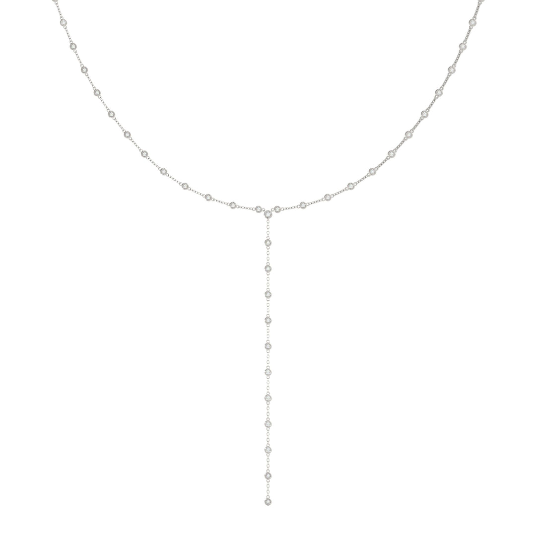 NECKLACE - 14Kt White - Lab Grown VS-SI1, E/F/G - 60033